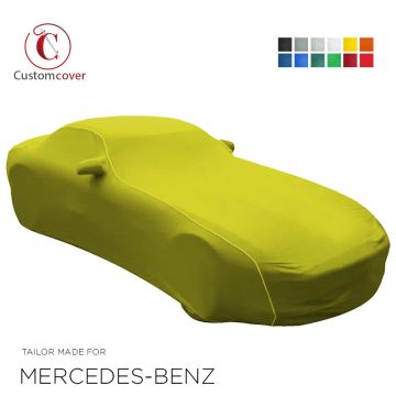 Custom tailored indoor car cover Mercedes-Benz SLK-Class with mirror pockets