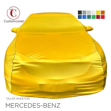 Custom tailored indoor car cover Mercedes-Benz E-class with mirror pockets