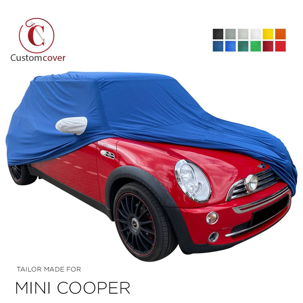 Custom tailored indoor car cover Mini Cooper Cabrio with mirror pockets