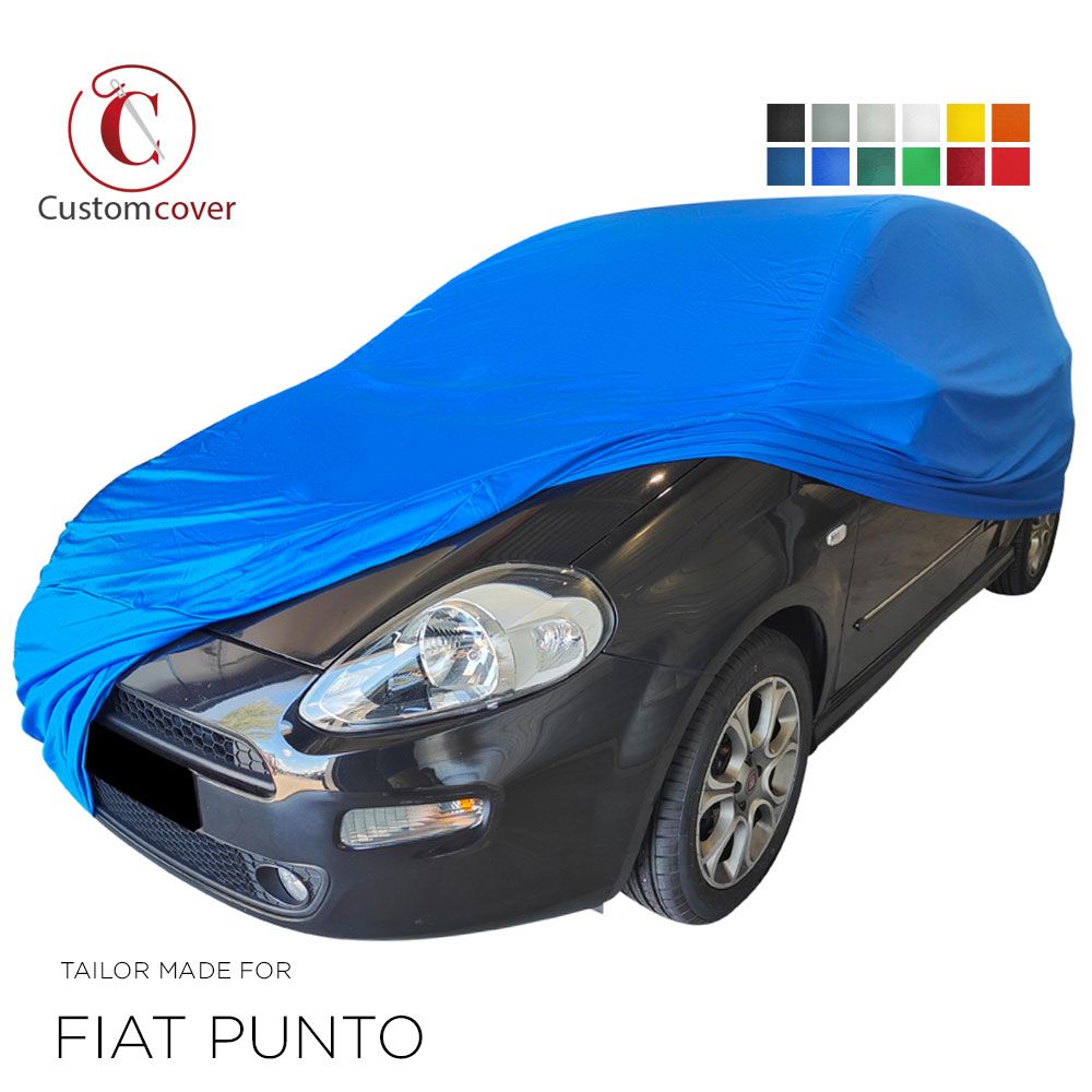 Auto Hub Fiat Punto Car Cover Waterproof/Punto Cover Waterproof/Punto Car  Cover/Car Cover Punto Waterproof/Punto Cover/Car Cover Punto Car Cover  (Navy, Green Look) : : Car & Motorbike