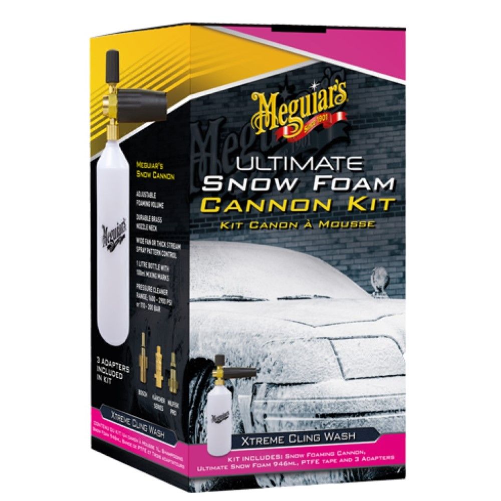 Ultimate Snow Foam - Cannon Kit - Meguiar's car care product