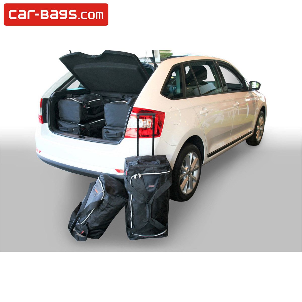 Travel bags fits Skoda Rapid Spaceback (NH1) tailor made (6 bags), Time  and space saving for $ 379, Perfect fit Car Bags