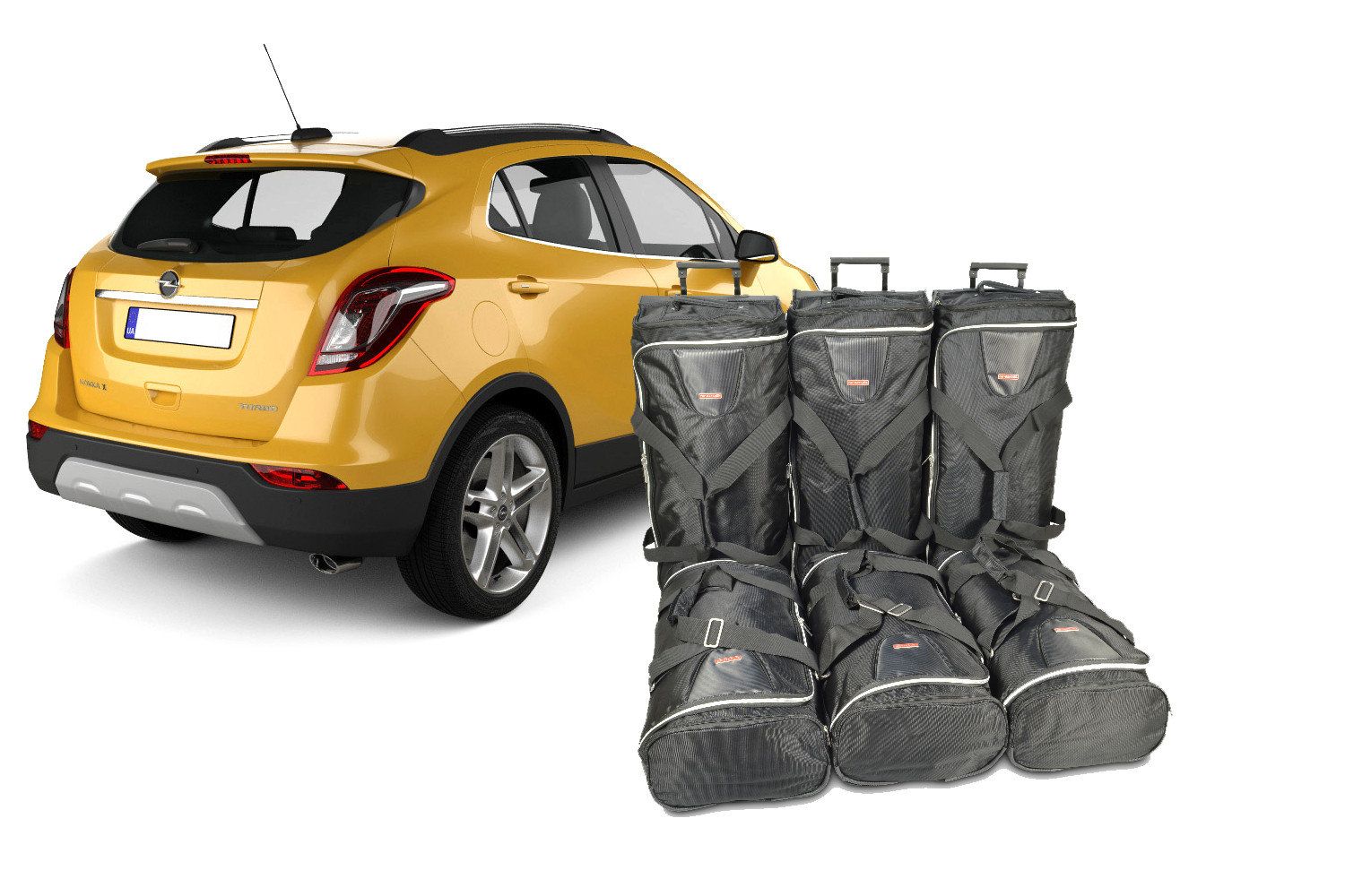 Travel bags fits Opel Mokka B tailor made (6 bags), Time and space saving  for $ 397, Perfect fit Car Bags