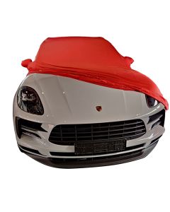 Funda de coche para interior Porsche Macan con bolsillos retro