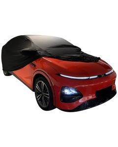 Indoor car cover Xpeng G6 with mirror pockets