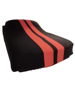 Indoor autohoes Ford Comete Black with red striping