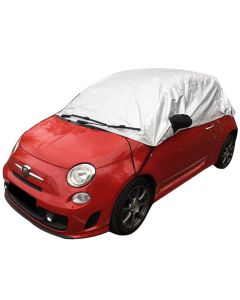 Abarth 595 (2010-current) half size car cover with mirror pockets