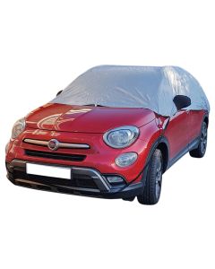 Fiat 500X (2015-current) half size car cover with mirror pockets