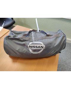 Custom tailored indoor car cover Nissan Micra 3rd series Light grey with mirror pockets print included