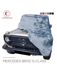 Custom tailored outdoor car cover Mercedes-Benz G-Class with mirror pockets