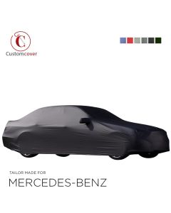 Op maat gesneden outdoor car cover Mercedes-Benz E-class met mirror pockets