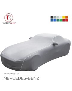 Custom tailored indoor car cover Mercedes-Benz SLS AMG with mirror pockets