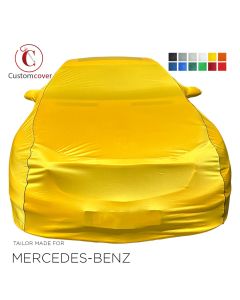 Custom tailored indoor car cover Mercedes-Benz S-Class with mirror pockets