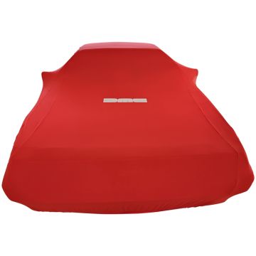 Indoor car cover DeLorean DMC-12 with print Maranello Red