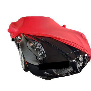 Indoor car cover Alfa Romeo 4C with mirror pockets