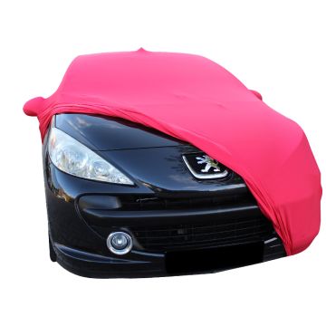 Funda de coche para interior Peugeot 207 Cabrio con bolsillos retro