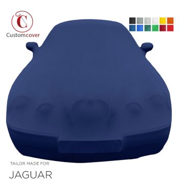 Custom tailored indoor car cover Jaguar S-Type with mirror pockets