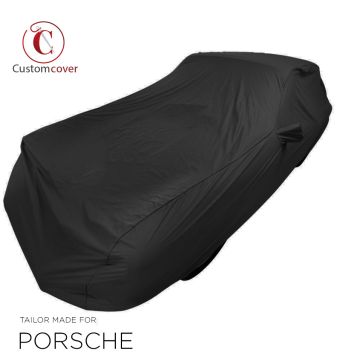 Custom tailored outdoor car cover Porsche 911 (996 & 997) 4S Berlin Black with mirror pockets