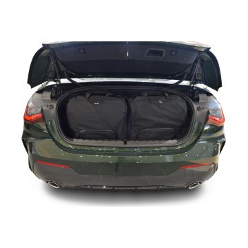 Travel bag set BMW 4 Series Cabriolet (G23) 2020-heden Pro.Line (Both with the convertible top open and closed all bags fit in the boot space)