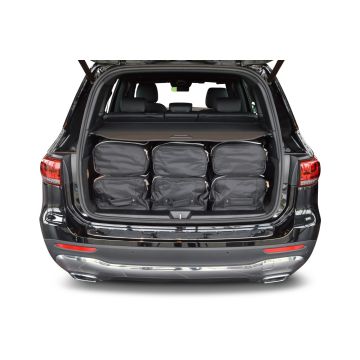 Reistassen set op maat Mercedes-Benz GLB (X247) 2019-heute 5 seater with adjustable boot floor in lowest position