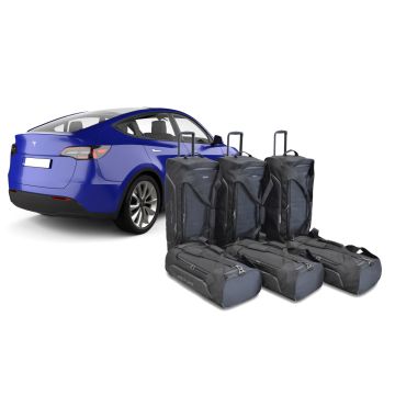 Travel bag set Tesla Model Y 2020-heden 5-deurs hatchback Pro.Line (Without boot luggage cover)