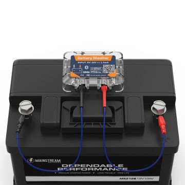 Monitor intelligente della batteria BM6 – Monitoraggio wireless 12V con app gratuita per Android + iOS