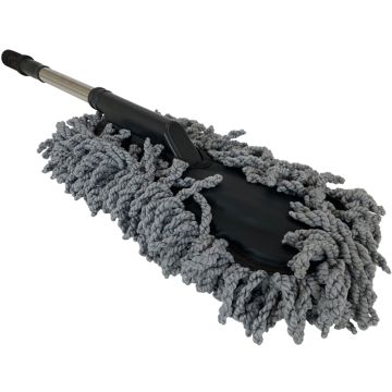 Car duster - Microfiber dust brush - Plumeau with telescopic handle 