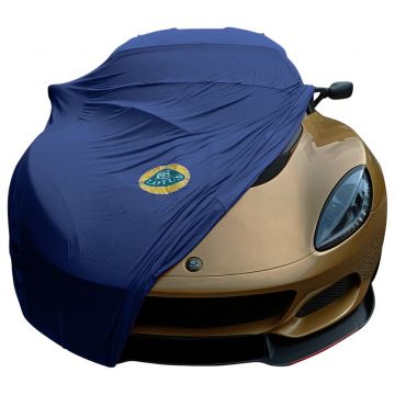 Indoor car cover Lotus Elise 250 Cup with print Le Mans Blue