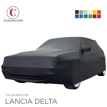 Maßgeschneiderte indoor Autoabdeckung Lancia Delta mit Spiegeltaschen