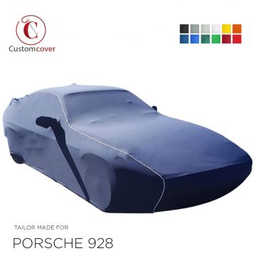 Telo copriauto da interno fatto su misura Porsche 928 con tasche per gli specchietti