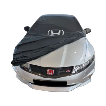 Op maat  gemaakte indoor Honda Civic 8 series Type R Berlin Black met spiegelzakken incl. print
