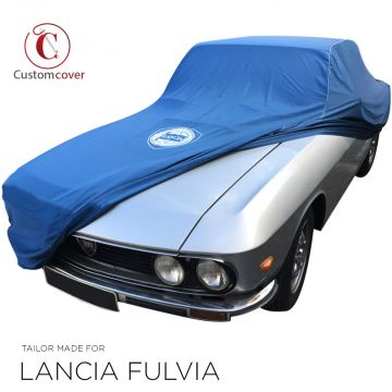 Custom tailored indoor car cover Lancia Coupé Le Mans Blue print included