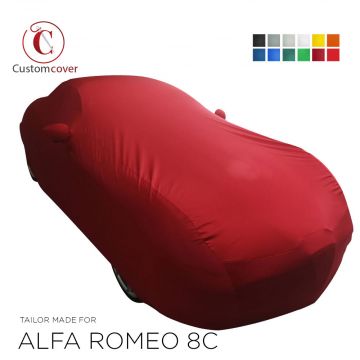 Op maat  gemaakte indoor Alfa Romeo 8C met spiegelzakken