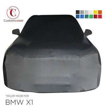 Telo copriauto da interno fatto su misura BMW X1 con tasche per gli specchietti