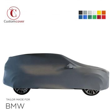 Custom tailored indoor car cover BMW X7 with mirror pockets
