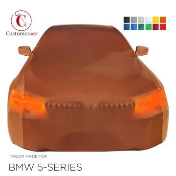 Telo copriauto da interno fatto su misura BMW 5-Series con tasche per gli specchietti