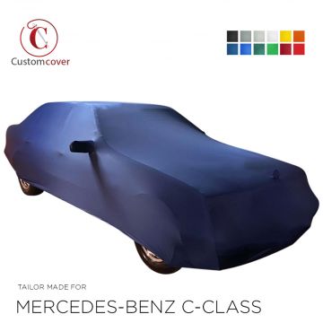 Telo copriauto da interno fatto su misura Mercedes-Benz C-Class con tasche per gli specchietti