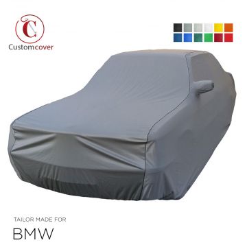 Custom tailored indoor car cover BMW X5 with mirror pockets