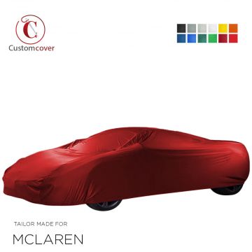 Custom tailored indoor car cover McLaren 720S with mirror pockets