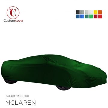 Custom tailored indoor car cover McLaren P13 570S with mirror pockets