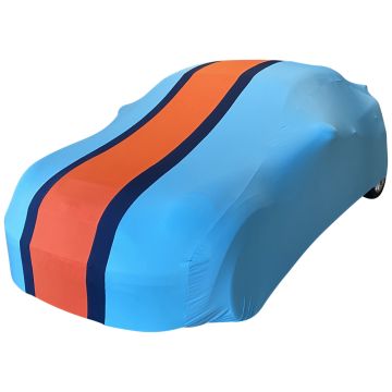 Indoor car cover Mini Coupe (R58) Gulf design