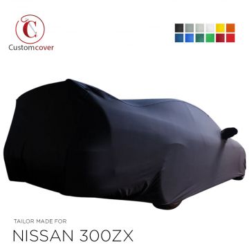 Custom tailored indoor car cover Nissan 300ZX with mirror pockets