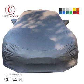 Custom tailored indoor car cover Subaru BRZ with mirror pockets