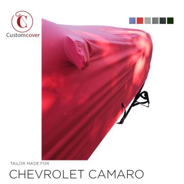 Op maat  gemaakte outdoor Chevrolet Camaro met spiegelzakken