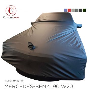 Funda para coche exterior hecho a medida Mercedes-Benz 190 W201 con mangas espejos