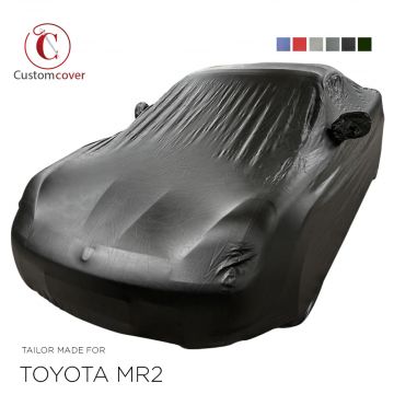 Custom tailored outdoor car cover Toyota MR2 with mirror pockets
