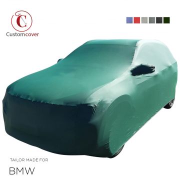 Custom tailored outdoor car cover BMW X5 with mirror pockets