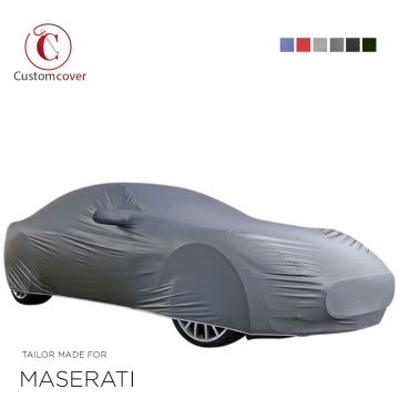 Custom tailored outdoor car cover Maserati MC20 with mirror pockets
