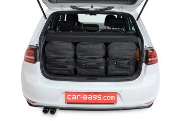 Resväska set specialtillverkat för Volkswagen Golf 7 GTE 5-dörr hatchback 2014-2020