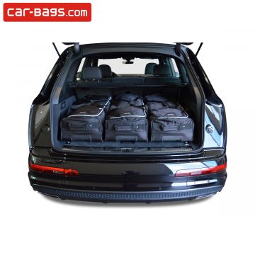Travel bags tailor made for Audi Q7 incl. E-Tron hybrid (4M) 2015-current